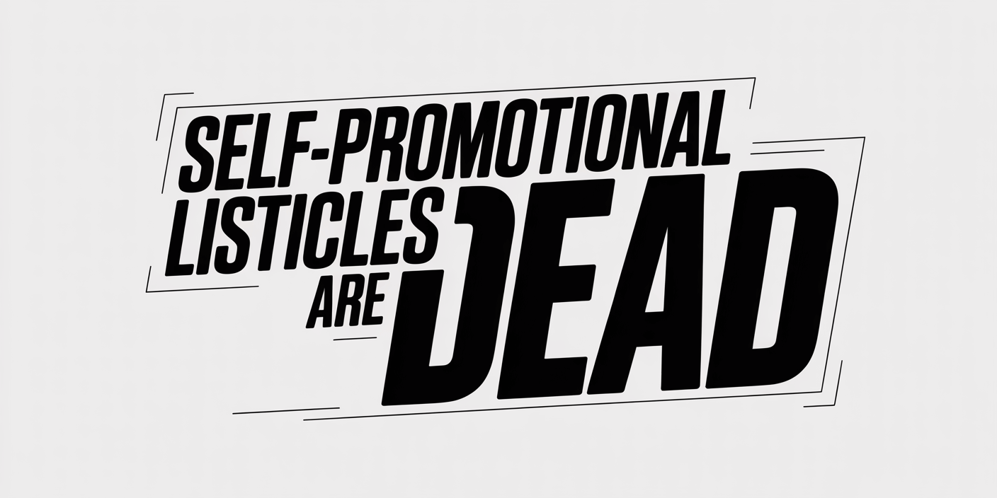 Self-promotional listicles are dead - Google algorithm update targeting manipulative SEO content